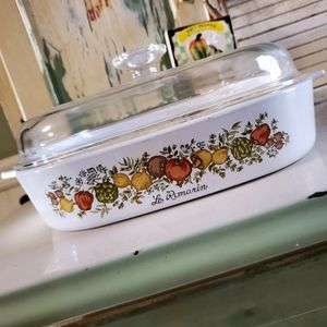 Very Rare Spice of Life Casserole Dish Pyrex Corning Ware